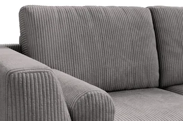 Ocean Lyx 4-personers Højrevendt L-formet Chaiselongsofa i Manchester - Mørkegrå - Møbler - Sofaer - Sofa med chaiselong