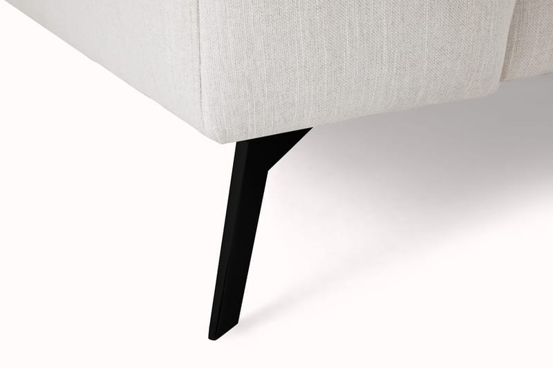 Ocean Lyx 4-personers Højrevendt L-formet Chaiselongsofa i Stof - Lysegrå - Møbler - Sofaer - Sofa med chaiselong - 4 personers sofa med chaiselong