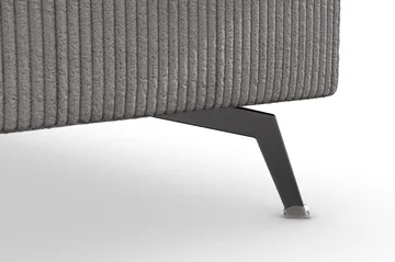 Ocean Lyx 4-personers Højrevendt L-formet Chaiselongsofa i Manchester - Mørkegrå - Møbler - Sofaer - Sofa med chaiselong