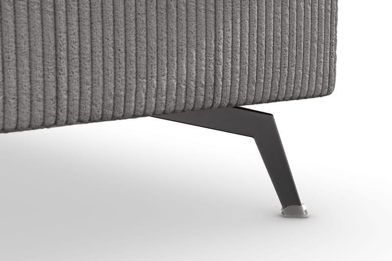 Ocean Lyx 4-personers Højrevendt L-formet Chaiselongsofa i Manchester - Mørkegrå - Møbler - Sofaer - Sofa med chaiselong - 4 personers sofa med chaiselong