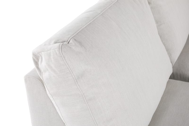 Ocean Lyx 4-personers Venstrevendt L-formet Chaiselongsofa i Stof - Lysegrå - Møbler - Sofaer - Sofa med chaiselong - 4 personers sofa med chaiselong