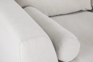 Ocean Lyx 4-personers Højrevendt L-formet Chaiselongsofa i Stof - Lysegrå - Møbler - Sofaer - Sofa med chaiselong