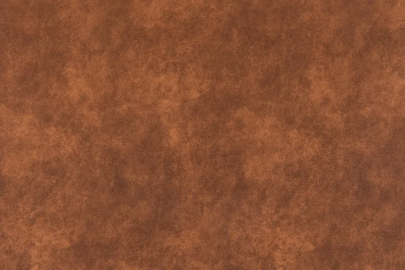 Ocean Lyx 6-personers Højrevendt U-formet Sofa med Divan og Chaiselong + Fodskammel i Kunstlæder - Brun - Møbler - Sofaer - U Sofa