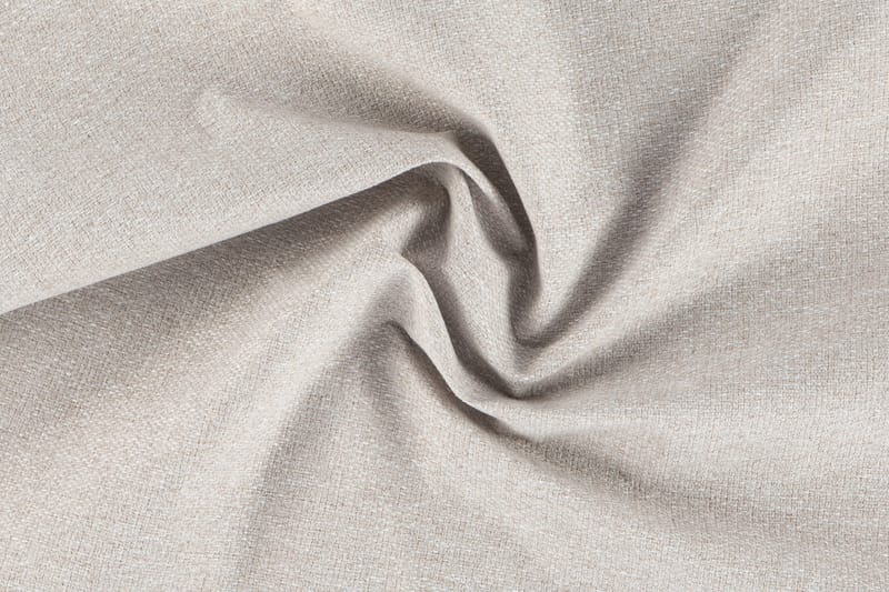 Ocean Lyx 6-personers Venstrevendt U-formet Sofa med Divan og Chaiselong + Fodskammel i Stof - Beige - Møbler - Sofaer - Sofa med chaiselong