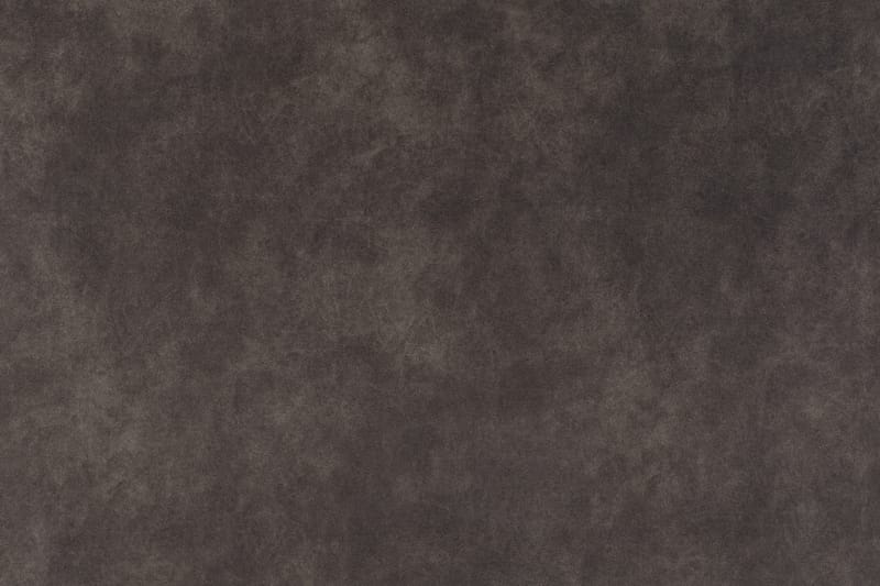 Ocean Lyx 6-personers Venstrevendt U-formet Sofa med Divan og Chaiselong + Fodskammel i Kunstlæder - Mørkegrå - Møbler - Sofaer - Sofa med chaiselong