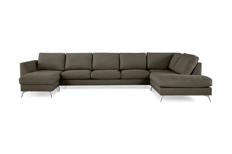 Ocean Lyx U-sofa med Chaiselong Højre - Grøn - Møbler - Sofaer - Sofa med chaiselong