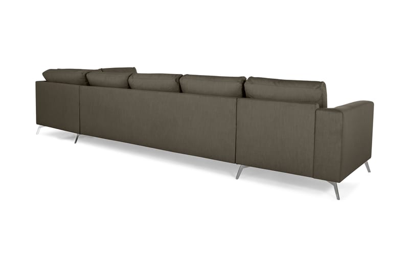 Ocean Lyx U-sofa med Chaiselong Højre - Grøn - Møbler - Sofaer - Sofa med chaiselong