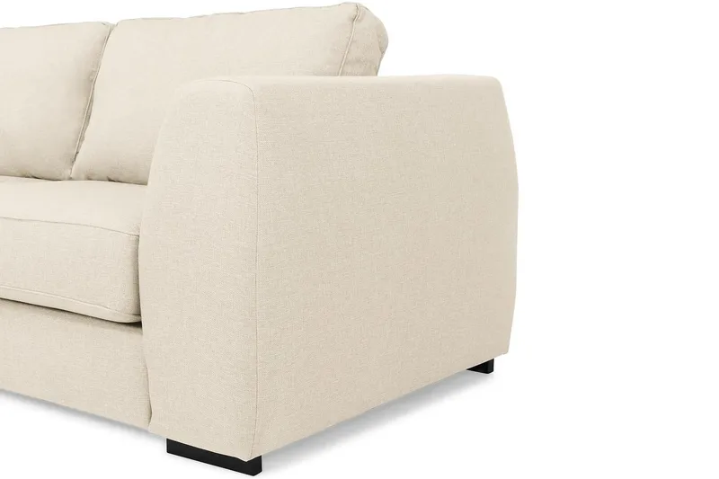 Optus 3-pers Sofa med Chaiselong Venstre - Beige - Møbler - Sofaer - Sofa med chaiselong - 3 personers sofa med chaiselong
