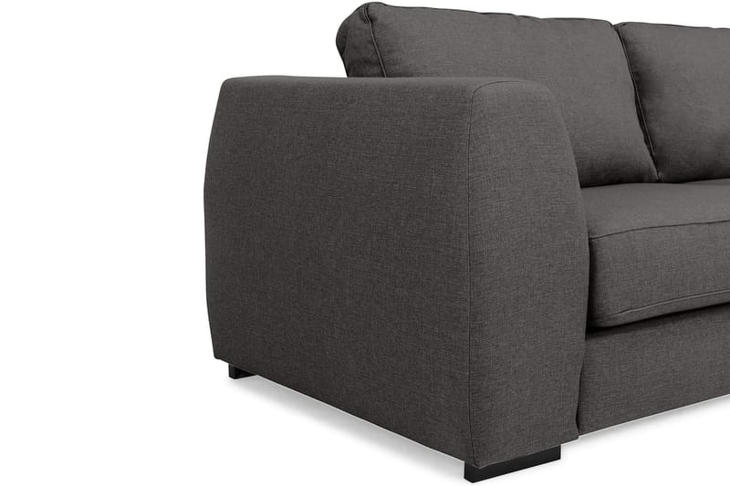 Optus 3-pers Sofa med Chaiselong Højre - Mørkegrå - Møbler - Sofaer - Sofa med chaiselong