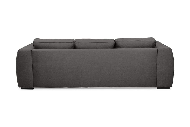 Optus 3-personers Vendbar L-formet Chaiselongsofa i Stof - Mørkegrå - Møbler - Sofaer - Sofa med chaiselong
