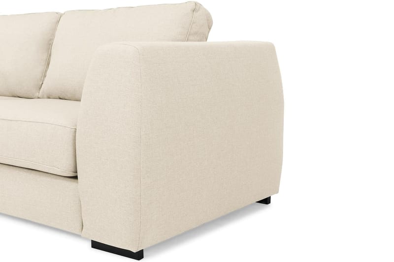 Optus 3-pers Sofa med Chaiselong Venstre - Beige - Sofa med chaiselong