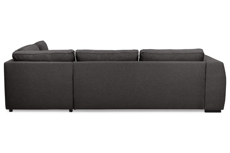 Optus 3-pers Sofa med Chaiselong Højre - Mørkegrå - Møbler - Sofaer - Sofa med chaiselong - 3 personers sofa med chaiselong
