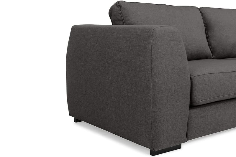 Optus 3-pers Sofa med Chaiselong Højre - Mørkegrå - Møbler - Sofaer - Sofa med chaiselong - 3 personers sofa med chaiselong