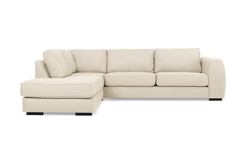 Optus 3-pers Sofa med Chaiselong Venstre, Beige