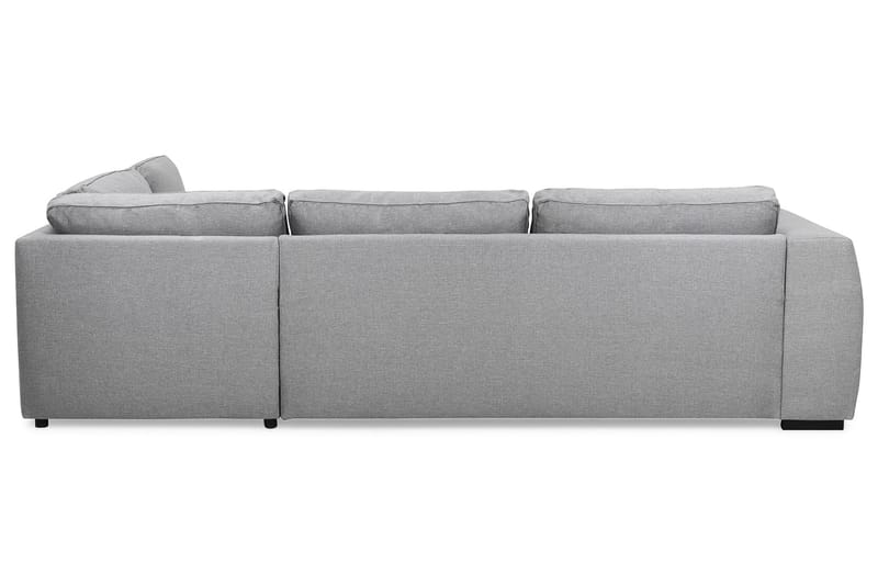 Optus 4-personers Højrevendt L-formet Chaiselongsofa i Stof - Lysegrå - Møbler - Sofaer - Sofa med chaiselong