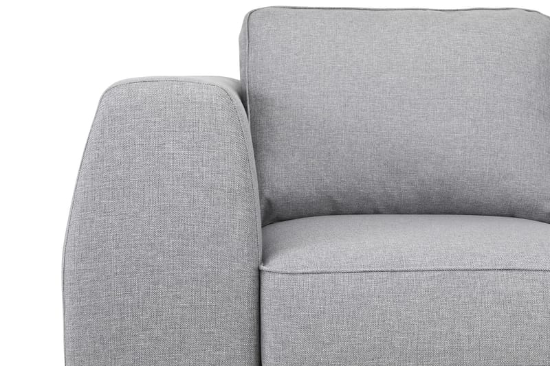 Optus 4-personers Højrevendt L-formet Chaiselongsofa i Stof - Lysegrå - Møbler - Sofaer - Sofa med chaiselong