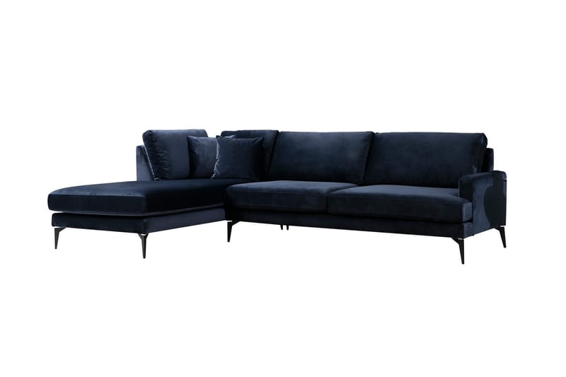 Ostberg Hjørnesofa med Chaiselong Venstre - Blå - Møbler - Sofaer - Sofa med chaiselong