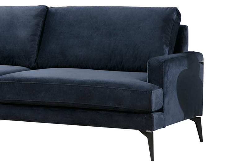Ostberg Hjørnesofa med Chaiselong Venstre - Blå - Møbler - Sofaer - Sofa med chaiselong