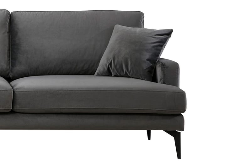 Ostberg Hjørnesofa med Chaiselong Venstre - Sort - Møbler - Sofaer - Sofa med chaiselong