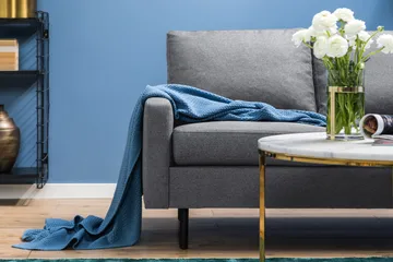 Peppe 3-personers Vendbar L-formet Divansofa i Stof - Lysegrå - Møbler - Sofaer - Sofa med chaiselong