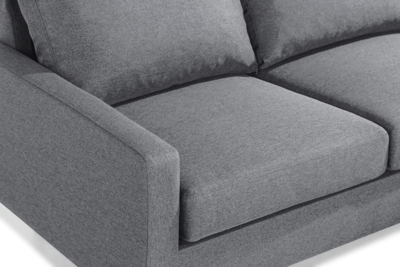 Peppe 3-personers Vendbar L-formet Divansofa i Stof - Lysegrå - Møbler - Sofaer - Sofa med chaiselong