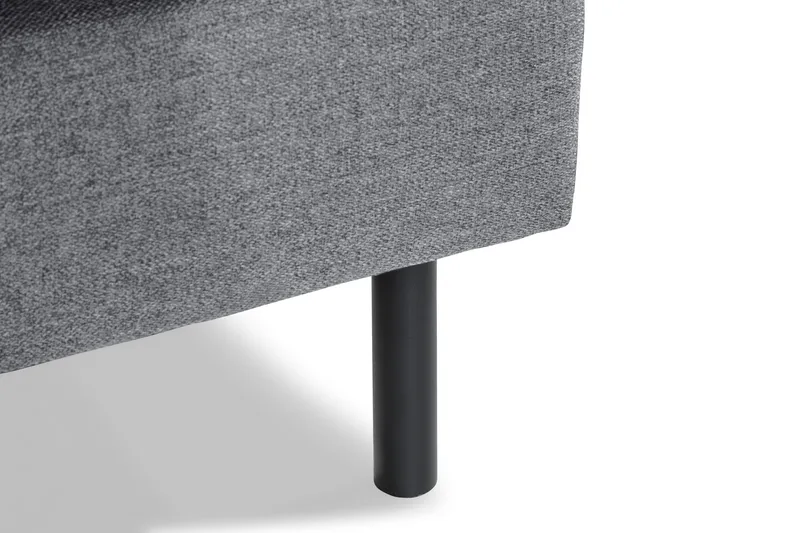 Peppe 3-personers Vendbar L-formet Divansofa i Stof - Lysegrå - Møbler - Sofaer - Sofa med chaiselong