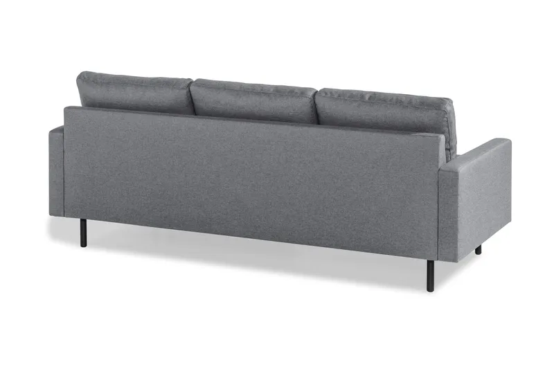 Peppe 3-personers Vendbar L-formet Divansofa i Stof - Lysegrå - Møbler - Sofaer - Sofa med chaiselong