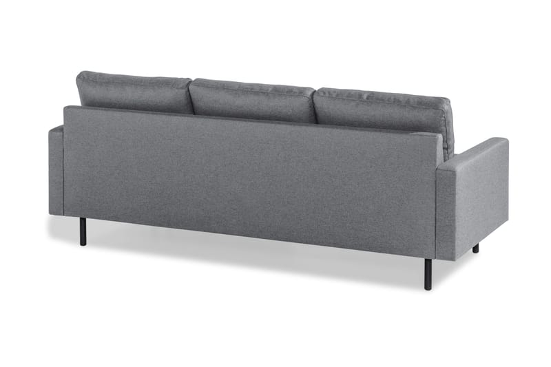 Peppe 3-personers Vendbar L-formet Divansofa i Stof - Lysegrå - Møbler - Sofaer - Sofa med chaiselong