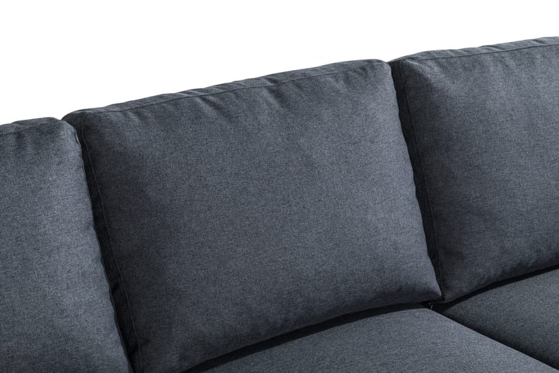 Peppe 3-personers Sofa med Chaiselong Vendbar - Mørkegrå - Sofa med chaiselong - 3 personers sofa med chaiselong