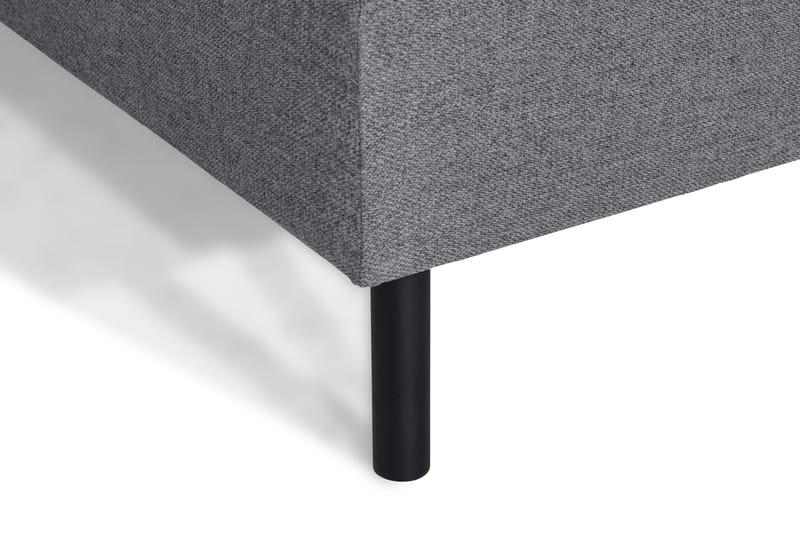 Peppe 4-personers Højrevendt L-formet Chaiselongsofa i Stof - Lysegrå - Møbler - Sofaer - Sofa med chaiselong