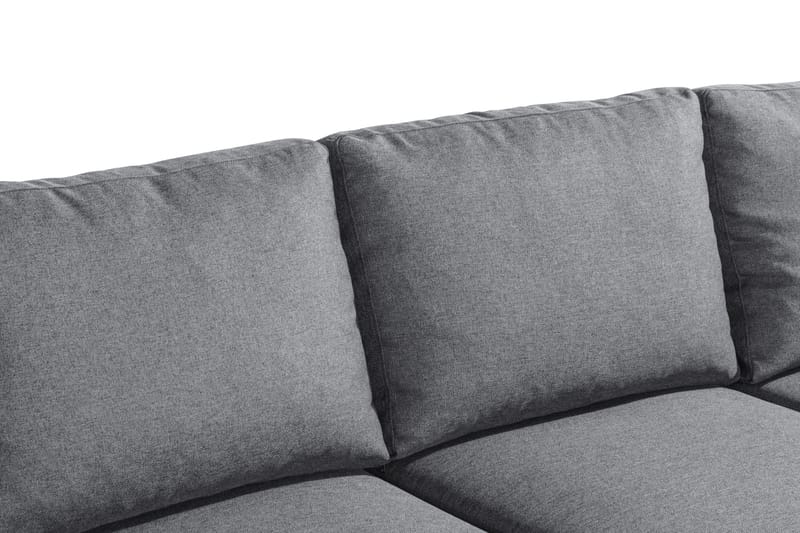 Peppe 4-personers Højrevendt L-formet Chaiselongsofa i Stof - Lysegrå - Møbler - Sofaer - Sofa med chaiselong