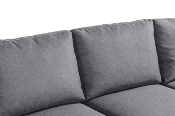 Peppe 4-personers Højrevendt L-formet Chaiselongsofa i Stof - Lysegrå - Møbler - Sofaer - Sofa med chaiselong