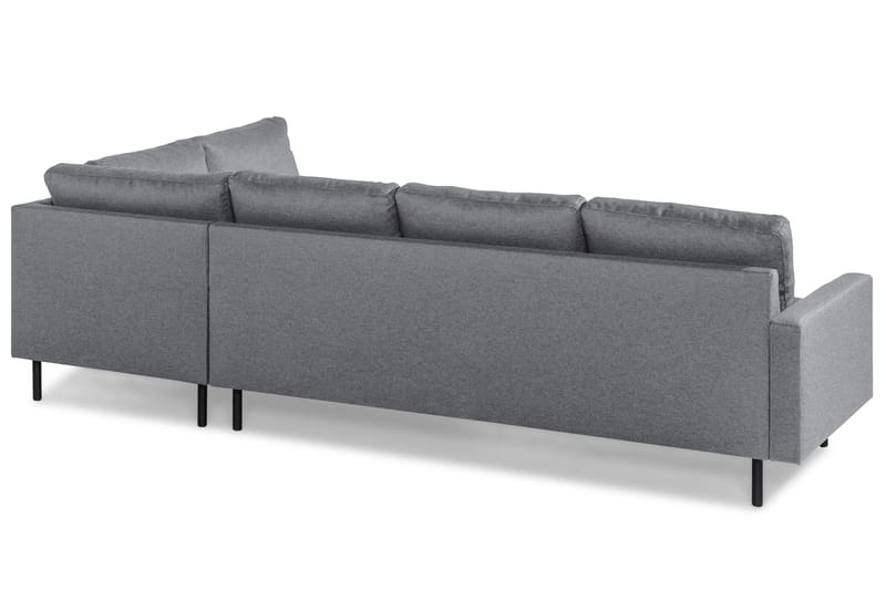 Peppe 4-personers Højrevendt L-formet Chaiselongsofa i Stof - Lysegrå - Møbler - Sofaer - Sofa med chaiselong