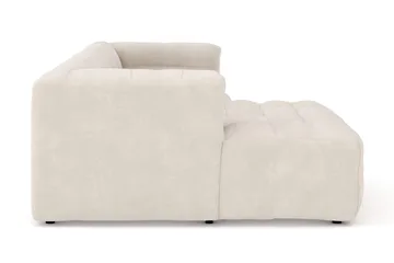 Puffy 3-personers boblet sofa med chaiselong venstre - Beige - Møbler - Sofaer - Sofa med chaiselong