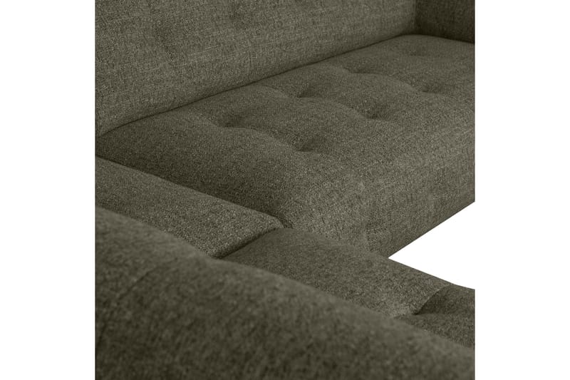 Ranta Sofa med Chaiselong 3-personers - Grønmelange - Møbler - Sofaer - Sofa med chaiselong