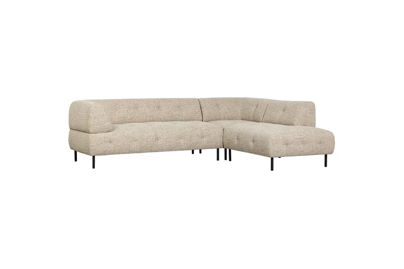 Ranta Sofa med Chaiselong 3-personers, Naturmelange