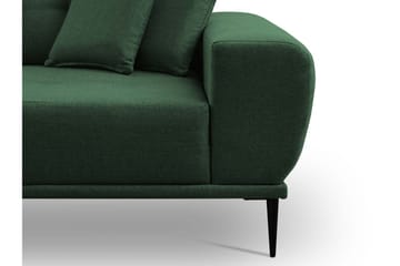 Rapale Sofagruppe Venstre med Fodskammel - Velour/Sølv - Møbler - Sofaer - Sofa med chaiselong