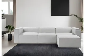Redlands Sofa med Chaiselong 3-personers - Grå - Møbler - Sofaer - Sofa med chaiselong