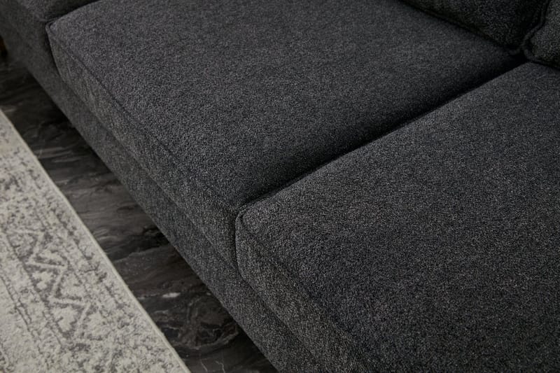 Retzow Sofa med Chaiselong 4-personers - Antracit - Møbler - Sofaer - Sofa med chaiselong