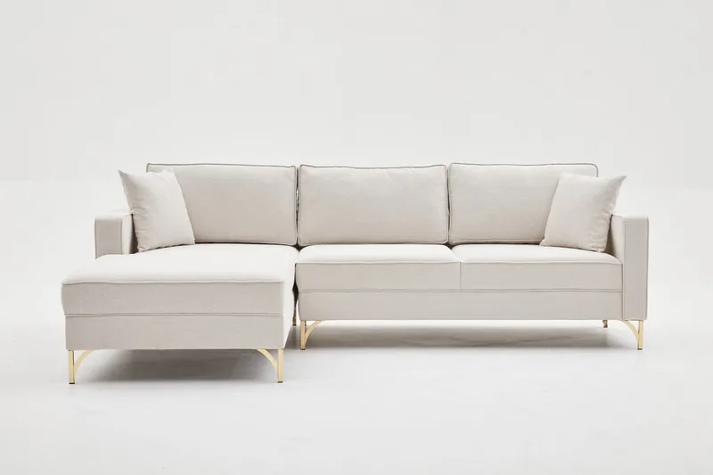 Retzow Sofa med Chaiselong 4-personers, Beige