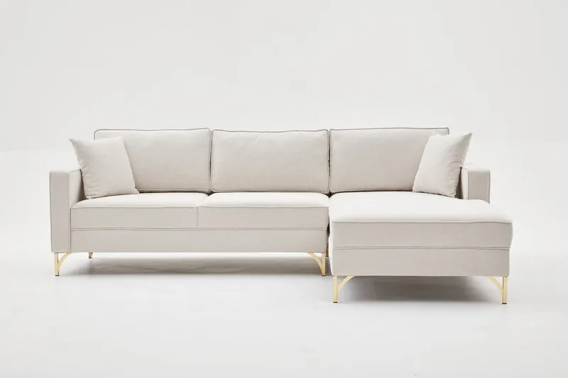Retzow Sofa med Chaiselong 4-personers, Beige