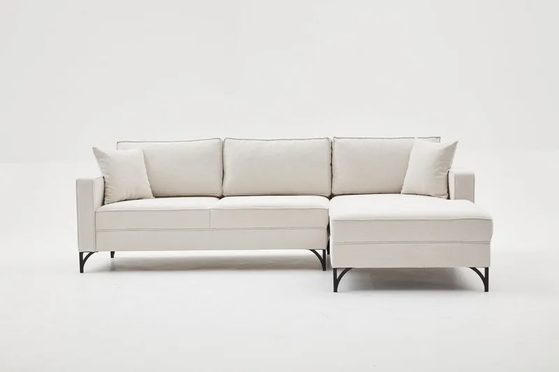 Retzow Sofa med Chaiselong 4-personers, Beige