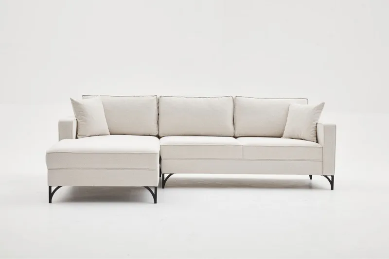 Retzow Sofa med Chaiselong 4-personers, Beige