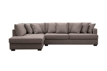 Rossita 4-personers Venstrevendt L-formet Dyb Chaiselongsofa i Stof