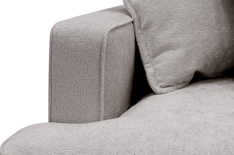 Rossita Lyx 4-personers Ekstra dyb Sofa med Chaiselong Højre - Grå/Brun Chenille - Møbler - Sofaer - Sofa med chaiselong