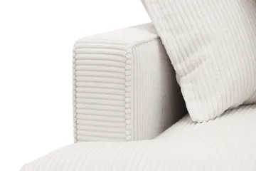 Rossita Lyx 4-personers Højrevendt L-formet Extra Dyb Chaiselongsofa i Manchester - Offwhite - Møbler - Sofaer - Sofa med chaiselong