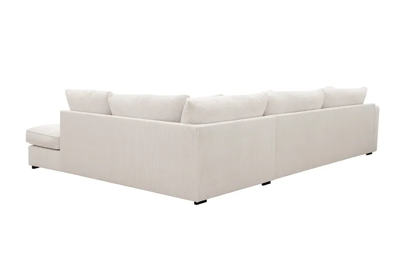 Rossita Lyx 4-personers Ekstra dyb Sofa med Chaiselong Højre - Offwhite Manchester - Møbler - Sofaer - Sofa med chaiselong