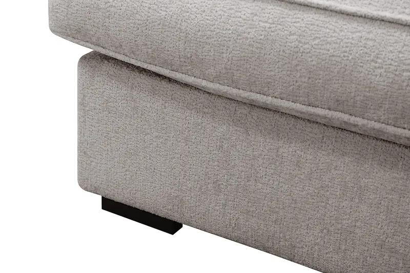 Rossita Lyx 4-personers Ekstra dyb Sofa med Chaiselong Højre - Grå/Brun Chenille - Møbler - Sofaer - Sofa med chaiselong