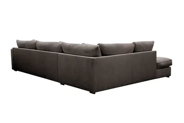 Rossita Lyx 4-personers Venstrevendt L-formet Extra Dyb Chaiselongsofa i Manchester - Taupe - Møbler - Sofaer - Sofa med chaiselong