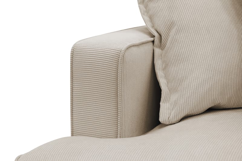 Rossita Lyx 4-personers Ekstra dyb Sofa med Chaiselong Højre - Greige Manchester - Møbler - Sofaer - Sofa med chaiselong